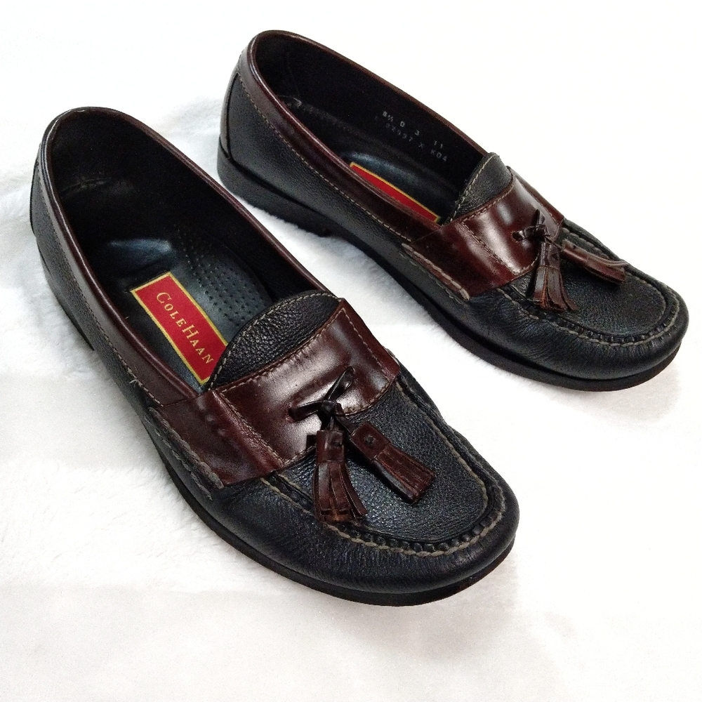 Vintage Cole Haan Tassel Loafers Leather 8.5